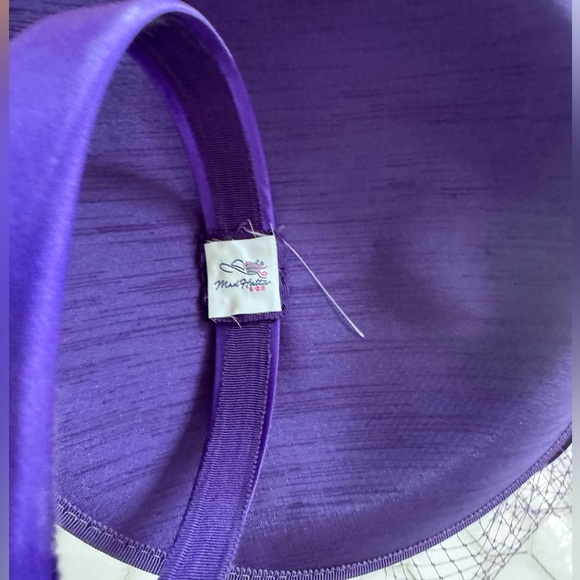 One-of-a-Kind Kentucky Derby Fascinator, Mad Hatter Louisville , Purple Floral